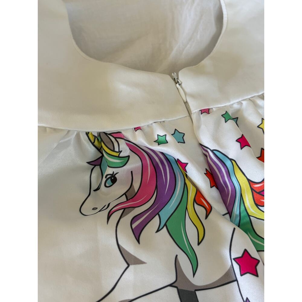 Mia Belle Girls Unicorn Princess Tulle Costume Dress - Picture 5 of 8